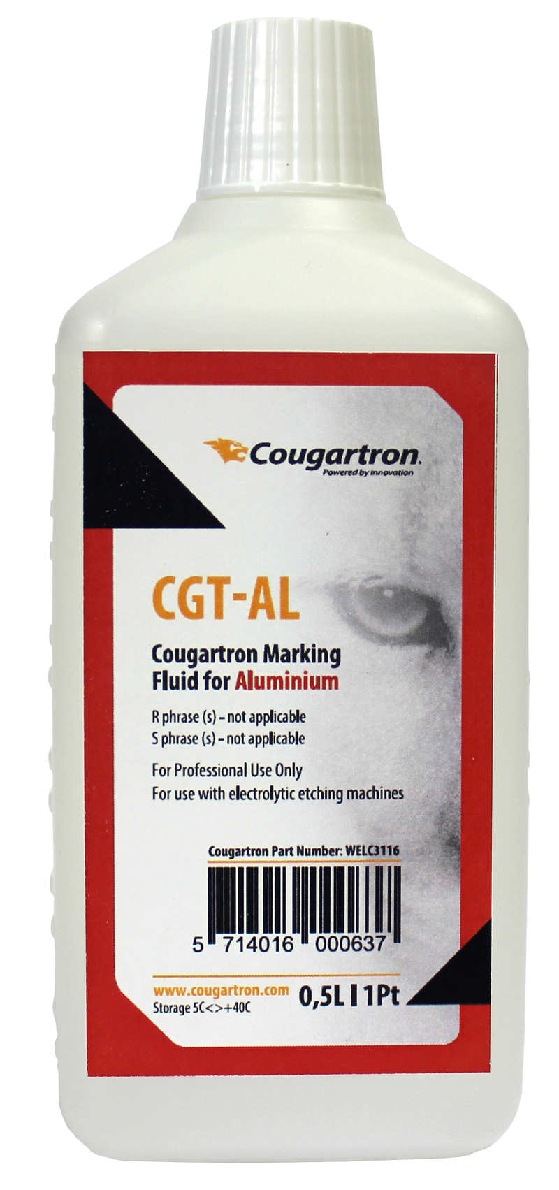 Cougartron AL vätska för etsning - 500ml