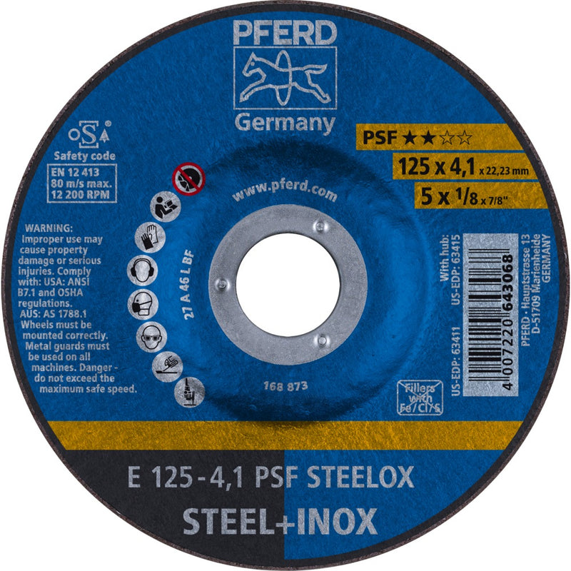 PFERD Navrondeller E 125-4,1 PSF STEELOX