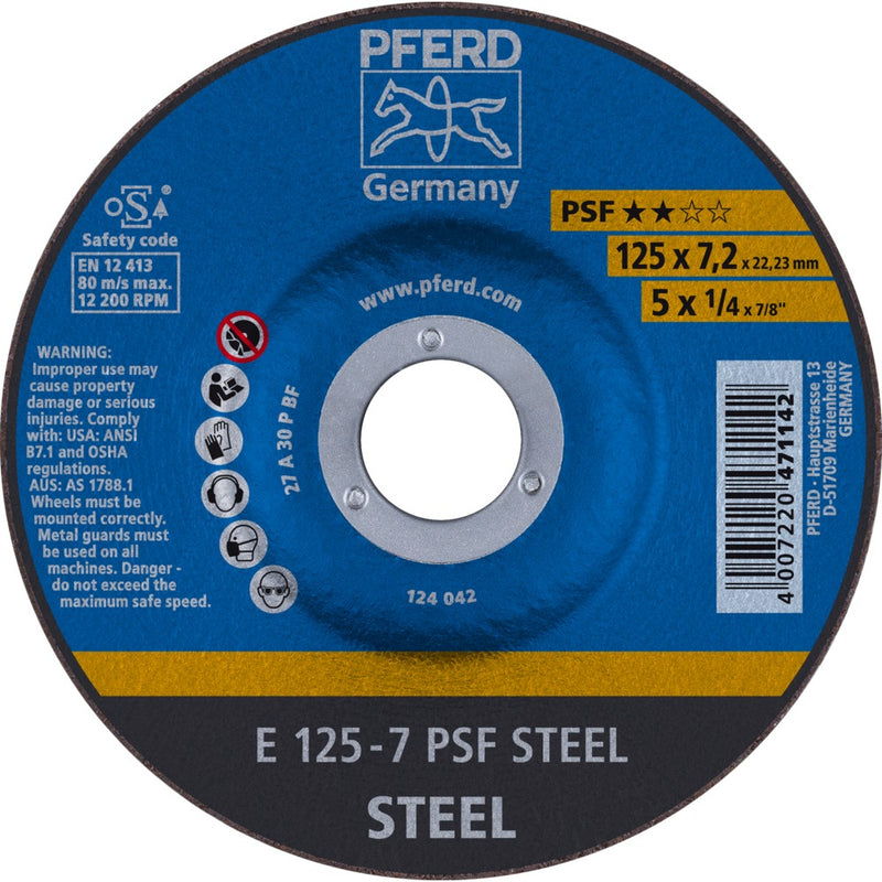 PFERD Navrondeller E 125-7 PSF STEEL