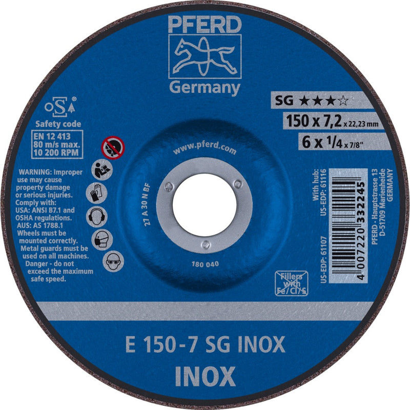 PFERD Navrondeller E 150-7 SG INOX