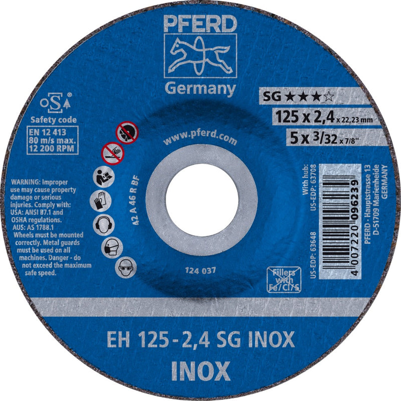 PFERD Kapskivor EH 125-2,4 SG INOX