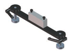 Ring track support with magnets