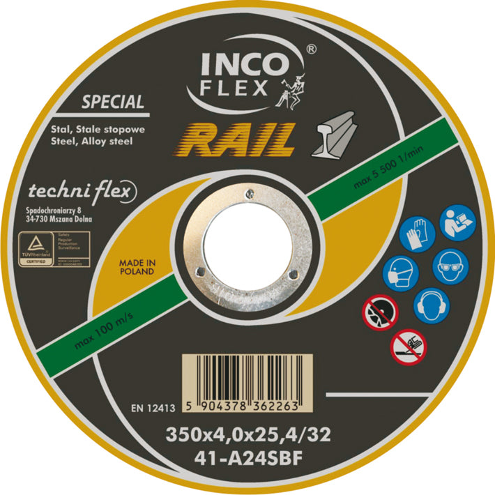 Kapskiva RAIL 41-350x4,0x32-A24SBF-100-RAIL-SPEC. /10